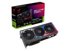 ASUS ROG Strix GeForce RTX 4070 SUPER OC Edition 12GB GDDR6X (ROG-STRIX-RTX4070S-O12G-GAMING) grafična kartica, PCIe 4.0, 2xHDMI 2.1a, 3xDisplayPort 1.4a