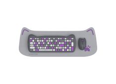 CANYON HSET-W6 EN Keyboard+Mouse Kitty Edition AAA+АА Wireless Violet