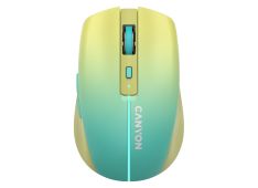 CANYON mouse MW-44  Wireless Charge Yellow Blue