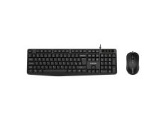 CANYON USB standard KB, 104 keys, water resistant UK layout bundle with optical 3D wired mice 1000DPI,USB2.0, Black, cable length 1.5m(KB)/1.5m(MS), 443*145*24mm(KB)/115.3*63.5*36.5mm(MS), 0.44kg