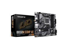 GIGABYTE B650M D3HP AX AM5 mATX osnovna plošča - AMD B650, 4xDDR5, 2xM.2, 4xSATA, 2.5Gb LAN, WiFi 6E, BT, 2xDP, 1xHDMI