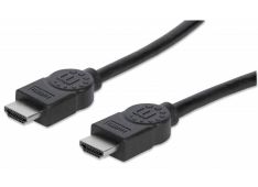 HDMI High Speed kabel 3 m črn MANHATTAN - 306126 - 766623306126