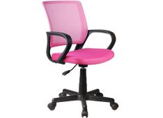 Otroški pisarniški stol DOROTY (roza) 53x56,5x81-93 Mreža roza