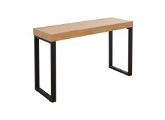 Pisalna miza OLIMPUS (hrast + črna) 120x40x75 hrast + črna