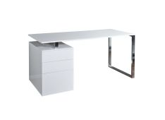 Pisalna miza OSSY (bela, Obrnljiva) bela