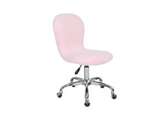 Pisarniški stol FLUFFY (roza) 46x53x78-88 Tkanina roza