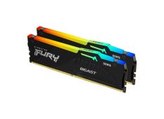 RAM DDR5 32GB 6000 FURY Beast RGB EXPO, kit 2x 16GB, CL30, DIMM - KF560C30BBEAK2-32 - 740617342895