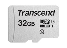 SDHC TRANSCEND MICRO 32GB 300S, 100/20MB/s, C10 - TS32GUSD300S - 760557841135