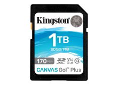 SDXC KINGSTON 1TB Canvas GO Plus, 170/90MB/s, C10, UHS-I, U3, V30 - SDG3/1TB - 740617339291