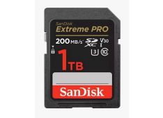 SDXC SANDISK 1TB EXTREME PRO, 200/140MB/s, UHS-I, C10, U3, V30 - SDSDXXD-1T00-GN4IN - 619659188641