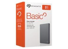 SEAGATE Basic Portable 2TB zunanji disk, 6.35cm (2.5