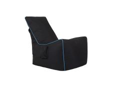Sedežna vreča GOOSE BAG (črna + modra) 100x90x70 Tkanina črna + modra