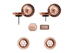 Set izliv, preliv in gumb SCHOCK 400053 Copper