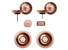 Set izliv, preliv in gumb SCHOCK 400071 Copper