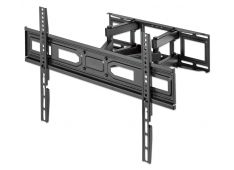 Stenski TV nosilec roka 37''-80'' MANHATTAN, 40kg, dvojna roka, naklon -15° do 5°, črne barve - 462440 - 766623462440