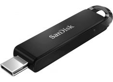 USB C DISK SANDISK 128GB ULTRA, 3.1 Gen1, črn - SDCZ460-128G-G46 - 619659167172