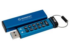 USB disk Kingston Ironkey 8GB Keypad 200, 3.2 Gen1, FIPS 140-3Lvl 3, AES-256 strojna zaščita - IKKP200/8GB - 740617330106